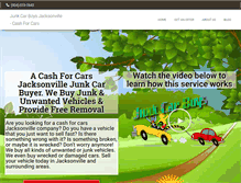 Tablet Screenshot of junkcarboysjacksonvillefl.com